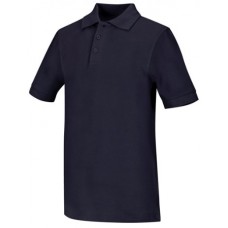 QUEST NAVY Cotton Blend Youth Polo